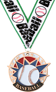 Baseball USA Sport Medal- Bronze [M2USA-BS-B]