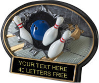 Bowling Burst Thru Oval [BT7-BW]