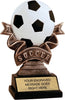 Soccer Ribbon Resin Trophy- 5.5 inch [RJRIB5-SC-5]