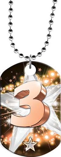 3rd Place Monster Dog Tag [DTXL-3RD]