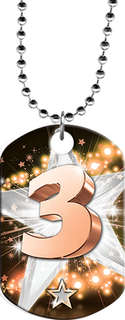 3rd Place Monster Dog Tag [DTXL-3RD]