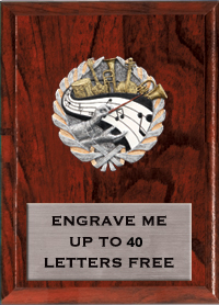 6"x8" Music Millennium Plaque [PMC68-MC]