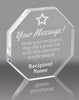 Octagon Acrylic Award- 4 inch [AOCT-4-Q]