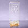 Gold Tribute Acrylic Award - 8 inch [AJTBT-8-G]