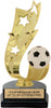 Soccer Banner & Stars Trophy [THSRS7-SC]