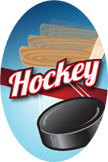 Hockey Oval Insert [OV-1801]