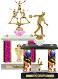 Two-Post Diamond Riser Trophy [TDR2P14] – Trophy Depot