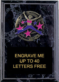 6"x8" Dance Dimensional Color Plaque [PEM6-DC]