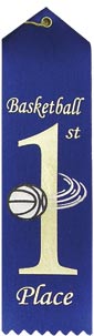 Basketball 1st Place Event Ribbon [R8SER-BK-1ST]