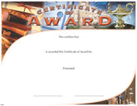 Full Color Certificates: Award  [CCT107]