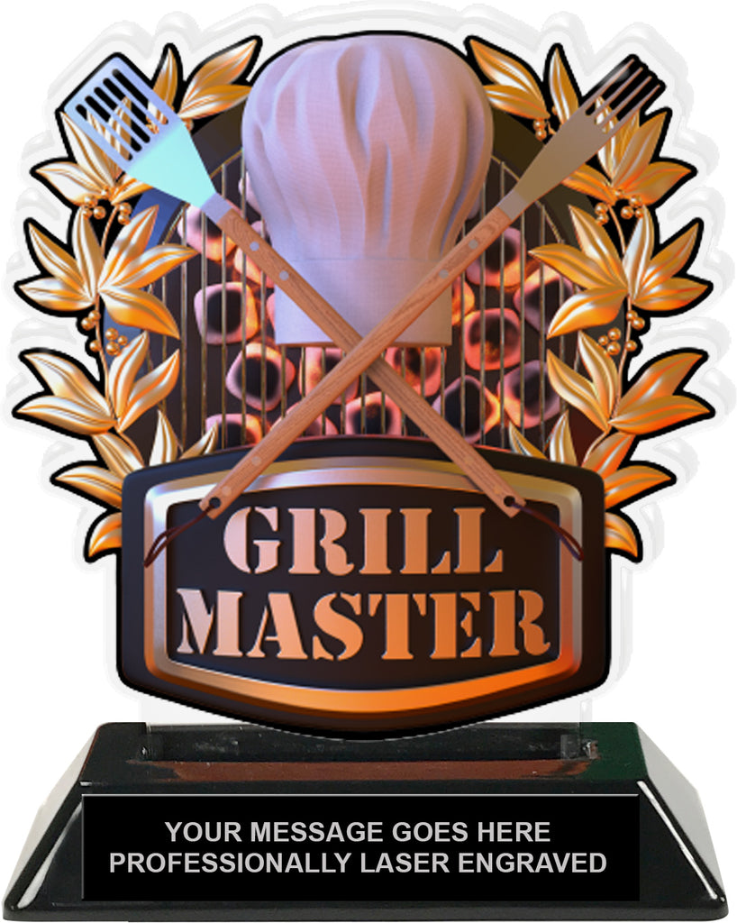 Grill Master Colorix-T Acrylic Trophy - 6.25 inch [TACR6-GRMST-Q]