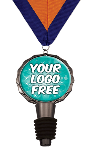 Custom Double Single-Sided Wine Stopper [MXWINTOP-DBL]