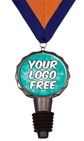 Custom Double Single-Sided Wine Stopper [MXWINTOP-DBL]