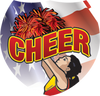 Cheer USA Flag Shield Insert [SH-2628]