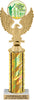 Eagle Color Insert Trophy w/ Column [Ti12-C95]