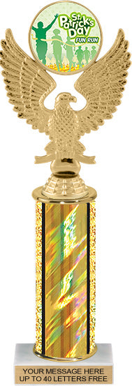 Eagle Color Insert Trophy w/ Column [Ti12-C95]
