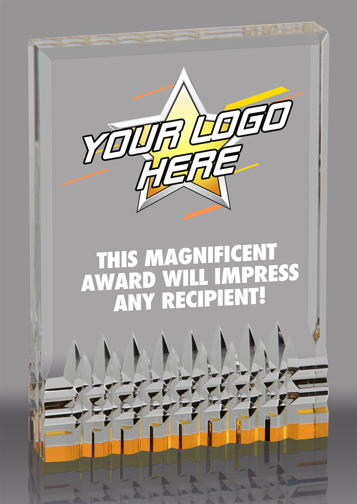 Custom Reflective Base Acrylic Awards [ACRS-5G-FC]