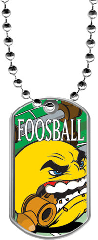 Foosball Dog Tags [DTLAM2-FSBL]