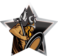 Mascots- Viking Star Insert [ST-2477]