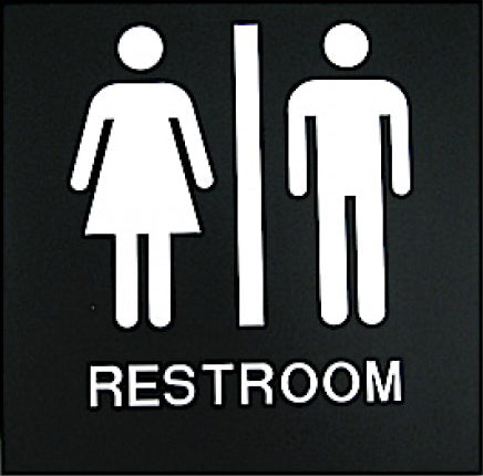 Unisex Restroom Sign [SSJP-PTYU]