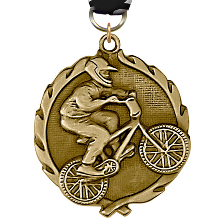 1.75 inch BMX Wreath Medal [MP18-BMX-G]