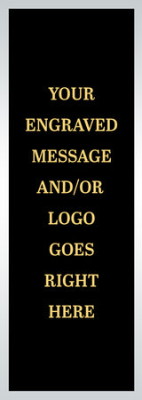 3.29 x 9.28 inch Aluminum Engraving Plate [EP4342]