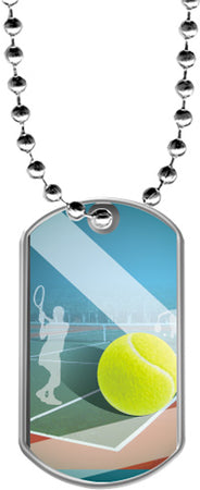 Tennis Dog Tags [DTLAM2-TN]