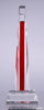 Bethesda Optical Crystal Award - Red 7 inch [CPBETH7-RED]