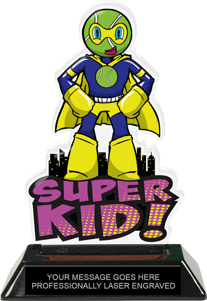 Tennis Super Kid Acrylic Trophy- 6.5 inch [TACR65-SHKD-TNM-Q]