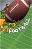 Football- Flame Plaque Insert [BBP-2503]