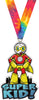 Exclusive Volleyball Super Kid Acrylic Medal- 6 inch [MACR6-SHKD-VBM-Q]