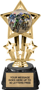 Shooting Star Color Insert Trophy on Synthetic Regal Base [TRGi-C67]