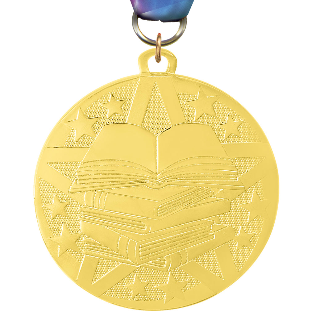 2" Reading Bright Superstar Medal [MJSS2-RD]