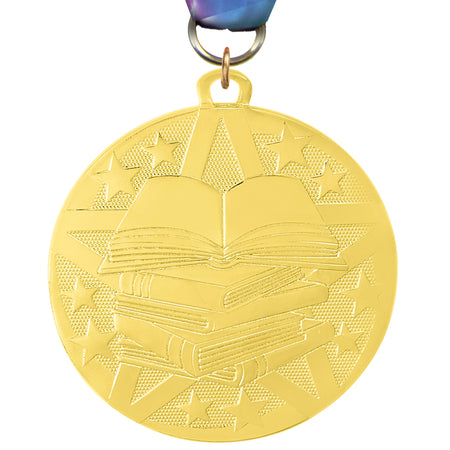 2" Reading Bright Superstar Medal [MJSS2-RD]