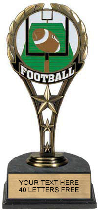 Painted Metal Sport Theme - Football [PMT-FB]