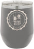 Polar Camel Vacuum Insulated Stemless Wine Glass - Dark Grey [SWGJ8-DGRY]
