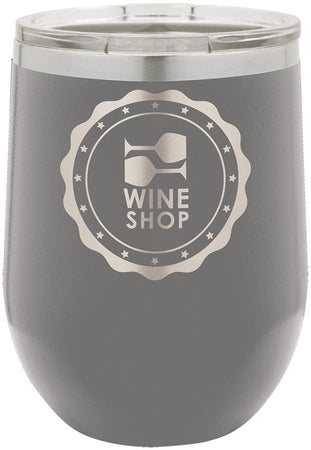 Polar Camel Vacuum Insulated Stemless Wine Glass - Dark Grey [SWGJ8-DGRY]
