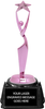 Reach For The Stars Pink Metallic Trophy on Synthetic Regal Base [TPNK7-RFTSS]