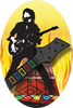 Guitar Hero Oval Insert [OV-1799]