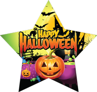 Halloween - Happy Halloween Star Insert [ST-4328]