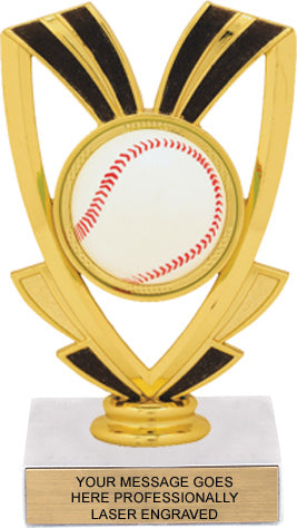 Baseball Victory Ribbon Trophy [TJRIB6-BS]