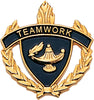 Teamwork 3D Enameled Scholastic Pin [PCM-WRT-TMWK]