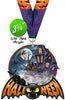 Halloween Bat Colorix-M Acrylic Medal- 3.75 inch [MACR375-HLWN-HHBAT-Q]