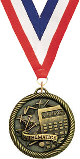 Mathematics Scholastic Medal [M2SCH-MT] – Trophy Depot