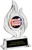 Custom Krystal Flame Insert Trophy [KXRSFLM7-CLR]