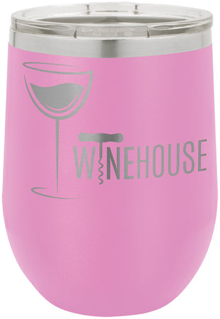 Polar Camel Vacuum Insulated Stemless Wine Glass - Light Purple [SWGJ8-LPRP]