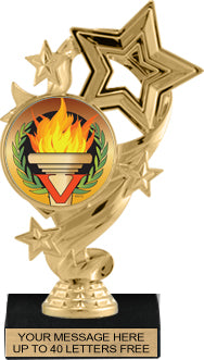 Four-Star Color Insert Trophy [Ti-C49]