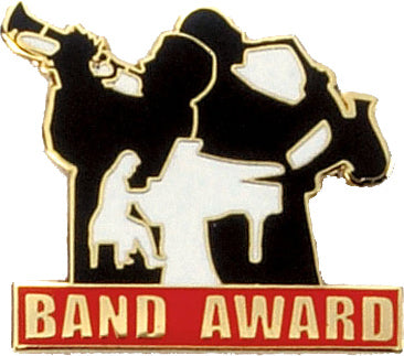 Band Award Enameled Pin [PCM-MC-574]