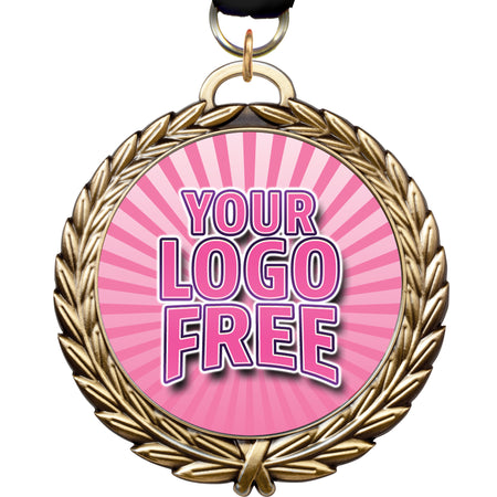 3" Custom Promo Insert Medal [MXM54W]