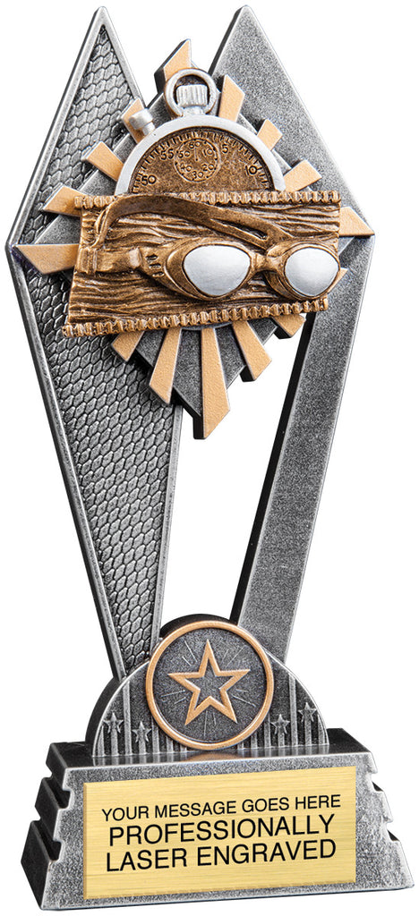 Swimming Sun Ray Trophy - 8 inch [RJSR-8-SW]